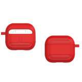 For AirPods 3 Case, TPU Carbon Fibre Texture Insert, Red | iCoverLover Australia
