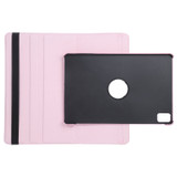 For iPad Pro 11-inch (M4) Case, Rotatable Folio PU Leather Lychee Cover, Stand, Pink | iCoverLover.com.au
