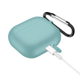 For AirPods 3rd Gen Case, Solid Color Silicone Protective Cover with Hook