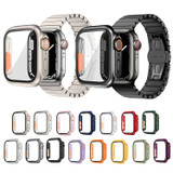 For Apple Watch Series 7, 45-mm Case,Tempered Film Hybrid PC Integrated Watch Case - iCoverLover Australia