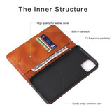 iPhone 11 Pro Case PU Leather Flip Wallet Protective Cover Kickstand Khaki