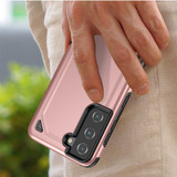 For Samsung Galaxy S21 Case, Shockproof Armor Protective Cover, Silver | iCoverLover.com.au | Phone Cases