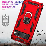 For Google Pixel 7 Pro Case, Protective TPU/PC Cover, Ring Holder, Red | Back Cases | iCoverLover.com.au