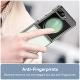 For Samsung Galaxy Z Flip6 5G Case, Colourful Series Shielding Back Cover, Transparent Grey | iCoverLover.com.au