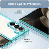 For Samsung Galaxy Z Fold6 5G Case, Colourful Series Shielding Back Cover, Transparent Blue | iCoverLover.com.au