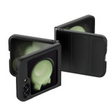 For Samsung Galaxy Z Flip6 Case - Wavy Shield, Durable TPU + Flannel Protective Cover, Red | iCoverLover.com.au