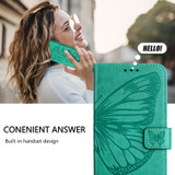 For Samsung Galaxy Z Fold6 Case, Butterfly Embossed Folio PU Leather Wallet Cover, Green | iCoverLover.com.au