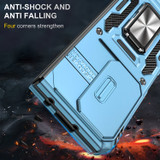 For Samsung Galaxy Z Fold6 5G Case - Sliding Camera Shield, Magnetic Holder, Protective Cover, Purple, Light Blue | iCoverLover.com.au