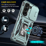 For Samsung Galaxy Z Fold6 5G Case - Sliding Camera Shield, Magnetic Holder, Protective Cover, Purple, Alpine Green | iCoverLover.com.au