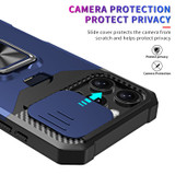 For iPhone 16 Pro Case, Protective Camera Shield, Card Slot Armour Cover, Silver | iCoverLover.com.au