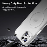 For iPhone 16 Case, Frosted Translucent MagSafe Compatible Cover, White | iCoverLover.com.au