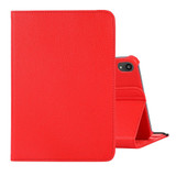 For iPad mini 7 Case,360 Degree Rotation Lychee Texture Flip PU Leather Case, Holder, Red | iPad mini Cases | iCoverLover.com.au