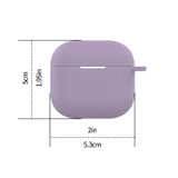 For AirPods 4 Silicone Earphone Protective Case with Hook, Dark Green | iCoverLover.com.au