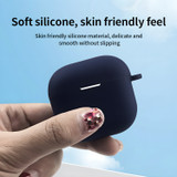 For AirPods 4 Silicone Earphone Protective Case with Hook, White | iCoverLover.com.au