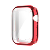 For Apple Watch Series 7, 41-mm Case, PET Film Grippy Cover, Red | iCoverLover.com.au