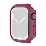 For Apple Watch Series 7, 45-mm Case, Shockproof Grippy Protective Cover, Dark Red | iCoverLover.com.au