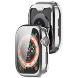 For Apple Watch Series 10, 46-mm Case, Electroplated Grippy Cover, Silver | iCoverLover.com.au