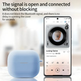 For Samsung Galaxy Buds 3 Pro Case, Protective Silicone Cover, Carabiner Hook, White | iCoverLover.com.au