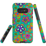 For Samsung Galaxy S10e Case Tough Protective Cover Retro Floral