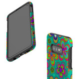 For Samsung Galaxy S10e Case Tough Protective Cover Retro Floral