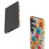 Floral Symphony Tough Cover for Galaxy S25 Ultra, S25+ Plus, S25 | Blossoming Armor