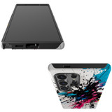 Dark Splatter Tough Protective Cover for Galaxy S25 Ultra, S25+ Plus, S25 | Artistic Durability