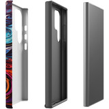 Swirling Paint Protective Case for Galaxy S25 Ultra, S25+ Plus, S25 | Artistic Defense