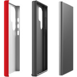 Red Tough Protective Cover for Galaxy S25 Ultra, S25+ Plus, S25 | Fiery & Fearless