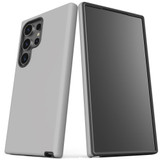 Grey Tough Protective Cover for Galaxy S25 Ultra, S25+ Plus, S25 | Understated & Tough