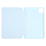 For iPad Air 13-inch (M3) Case, 3-Fold Folio PU Leather Cover,Sky Blue | iCoverLover.com.au