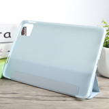 For iPad Air 11-inch (M3) Case, 3-Fold Folio PU Leather Cover,Sky Blue | iCoverLover.com.au