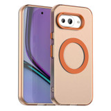 For Google Pixel 9a Case - Durable Acrylic + TPU, MagSafe Compatible Scratch-Resistant Cover, Orange | iCoverLover.com.au