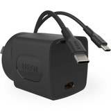 EFM 35W Wall Charger With 1.2M Type-C Braided Type-C Cable, Black | iCoverLover