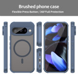 For Google Pixel 10 Frosted MagSafe Compatible Case, Anti-Fingerprint & Shockproof Protection, Blue | iCoverLover.com.au