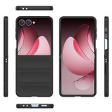 For Samsung Galaxy Z Flip7 Slim Wavy Shield Case, Full Hinge & Drop Protection, Black | iCoverLover Australia