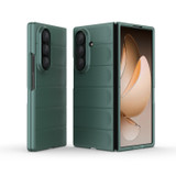 For Samsung Galaxy Z Fold7 Slim Wavy Shield Case, Full Hinge & Drop Protection, Dark Green | iCoverLover Australia