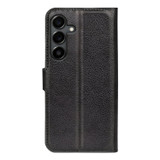 For Samsung Galaxy S25 FE PU Leather Wallet Case | Stylish Protection with Stand & Card Holder, Black | iCoverLover Australia