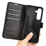 For Samsung Galaxy S25 FE PU Leather Wallet Case | Stylish Protection with Stand & Card Holder, Black | iCoverLover Australia