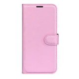 For Samsung Galaxy S25 FE PU Leather Wallet Case | Stylish Protection with Stand & Card Holder, Pink | iCoverLover Australia