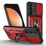 For Samsung Galaxy S25 FE Case with Camera Cover & Drop Protection, Red | iCoverLover Australia