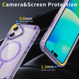 For iPhone 17 MagSafe Compatible Case - Protective, Shockproof Cover & Camera Lens Protection, Clear Purple | iCoverLover.com.au