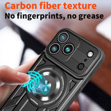 For iPhone 17 Pro Max, 17 Pro, Air or 17 MagSafe Compatible Case - Rotating Kickstand Protective Cover, Black