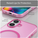 For iPhone 17 MagSafe Compatible Case - Frosted Finish, Protective Cover, Pink | iCoverLover.com.au