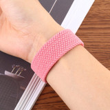 For Apple Watch Series 11, 46-mm Case, Nylon Woven Watchband Size Small, Pink | iCoverLover.com.au