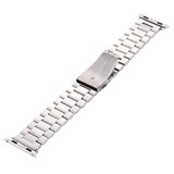 For Apple Watch Series 11, 42-mm Case, Butterfly Stainless Steel Watch Band, Silver | iCoverLover.com.au