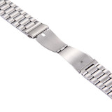 For Apple Watch Series 11, 42-mm Case, Butterfly Stainless Steel Watch Band, Silver | iCoverLover.com.au