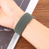 For Apple Watch SE (3rd Gen), 44-mm Case, Nylon Woven Watchband Size Medium, Green | iCoverLover.com.au