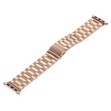 For Apple Watch SE (3rd Gen), 44-mm Case Butterfly Stainless Steel Watch Band, Rose Gold | iCoverLover.com.au