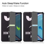 For iPad mini 6 Case,Karst Painted PU Leather Case, Sleep / Wake-up Function & 3-Fold Holder, Big Eye Me | iPad mini Cases | iCoverLover.com.au