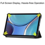 For iPad mini 7 Case,Karst Painted PU Leather Case, Sleep / Wake-up Function & 3-Fold Holder, Big Eye Me | iPad mini Cases | iCoverLover.com.au